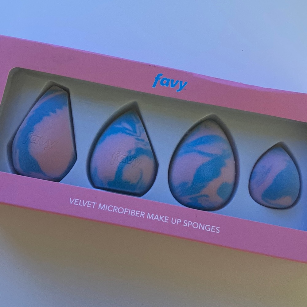 favy velvet makeup sponges